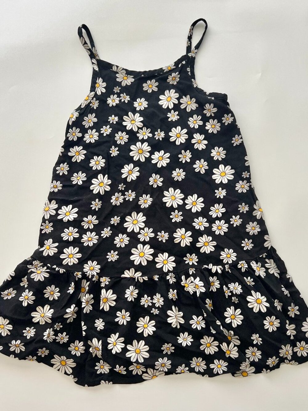 Girls 6x Jumping Beans Black and white daisy dress